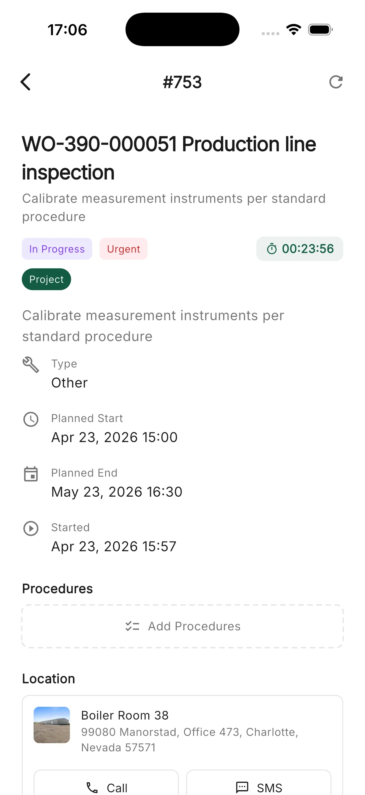 Massadesk mobile app field capture view